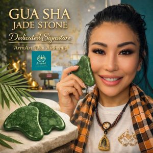 Thai Gua Sha Facial with Jade Stones – V-Shape Lift Effect _ArmArt Thai Massage
